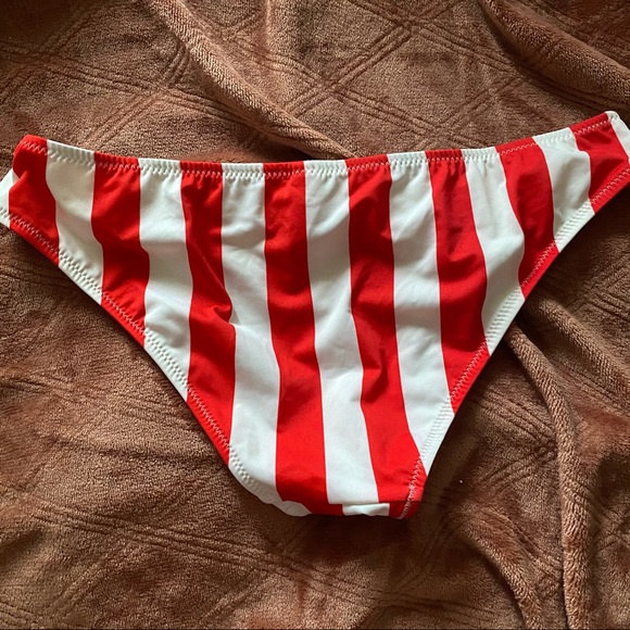 Solid & Striped The Elle Cherry Stripe Bikini - Picture 6 of 10